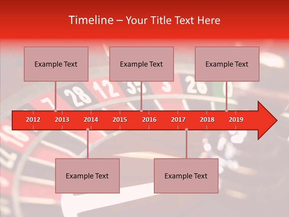 Success Spinning Vegas PowerPoint Template
