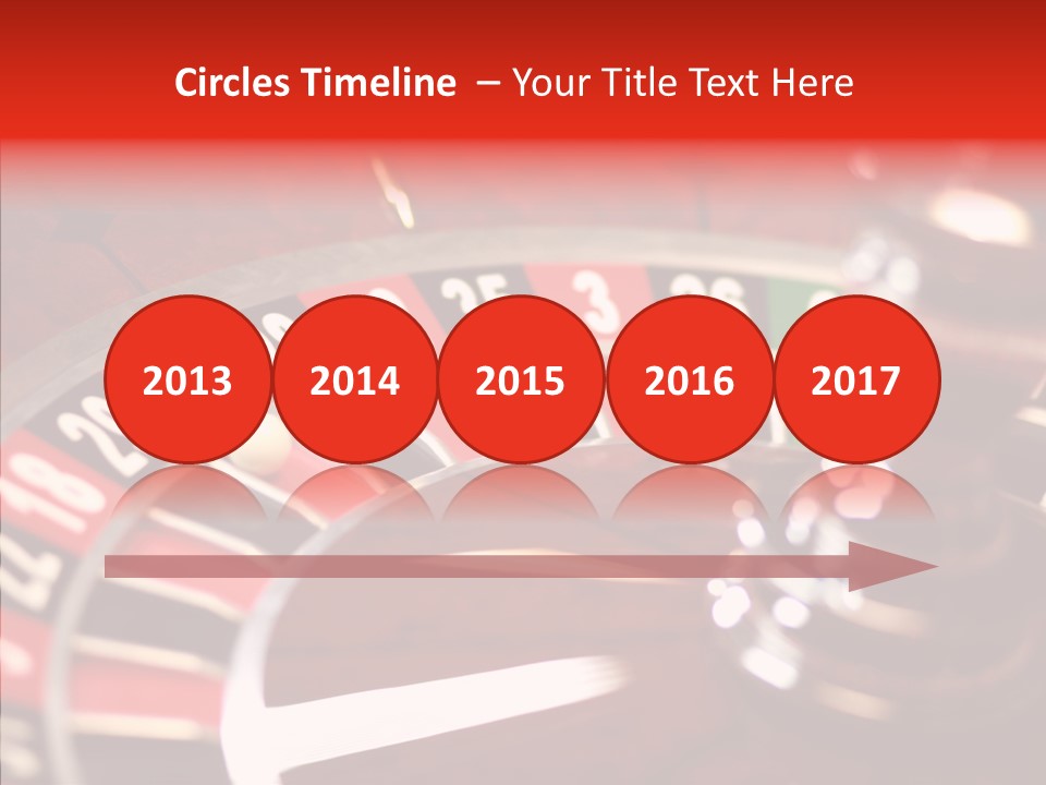 Success Spinning Vegas PowerPoint Template