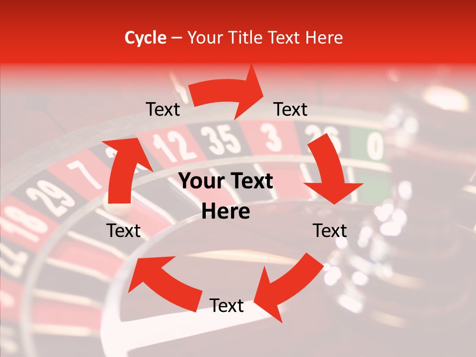 Success Spinning Vegas PowerPoint Template