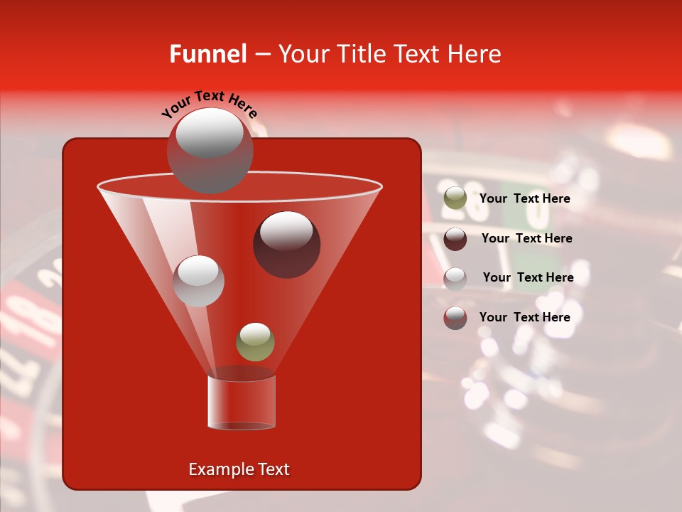 Success Spinning Vegas PowerPoint Template