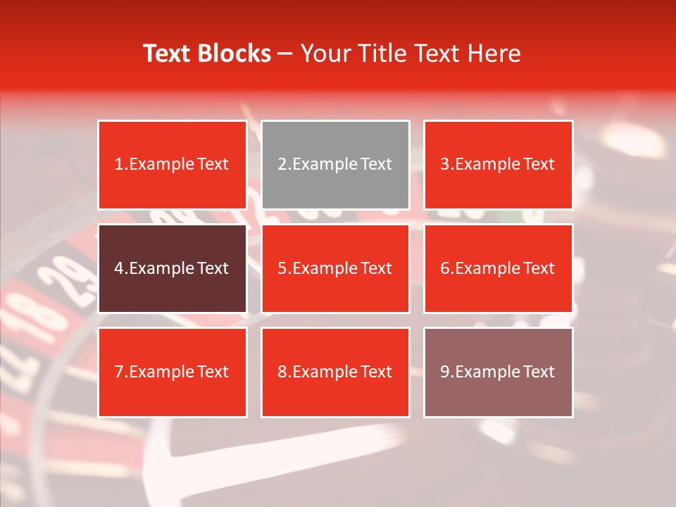 Success Spinning Vegas PowerPoint Template