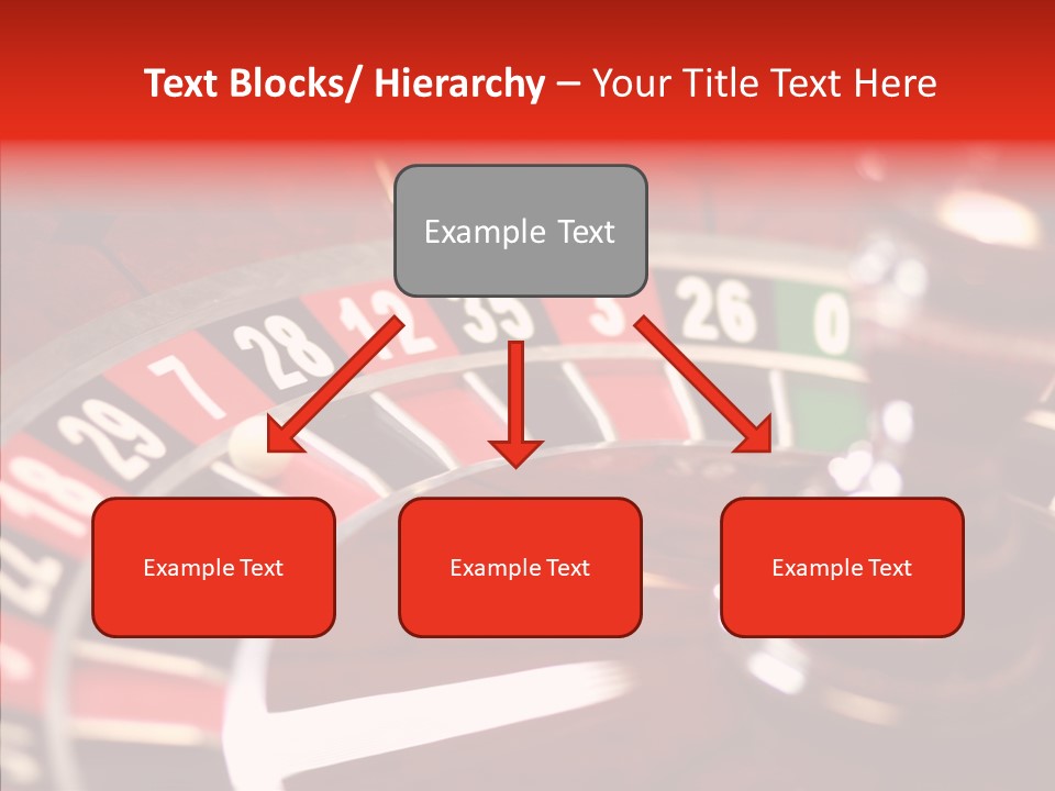 Success Spinning Vegas PowerPoint Template
