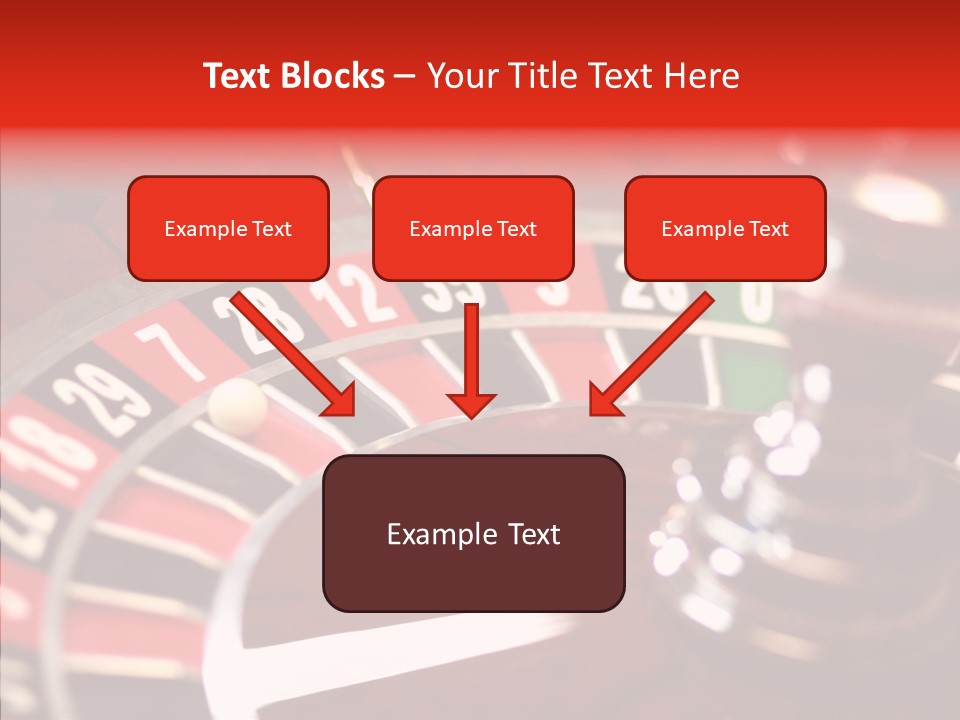 Success Spinning Vegas PowerPoint Template