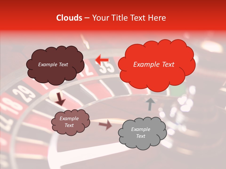 Success Spinning Vegas PowerPoint Template
