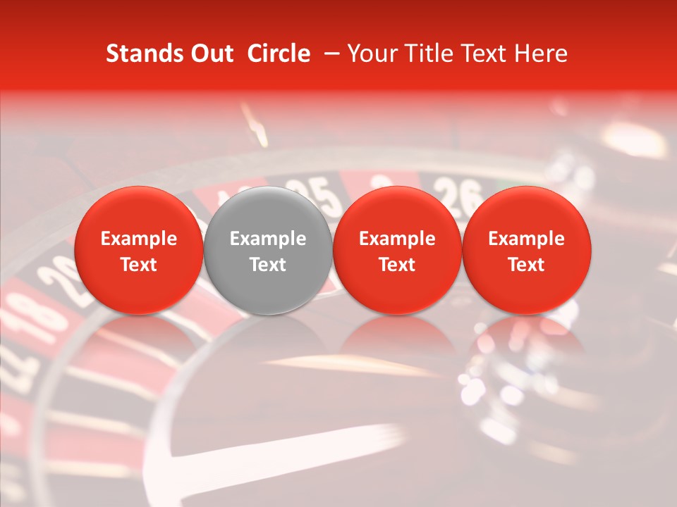 Success Spinning Vegas PowerPoint Template