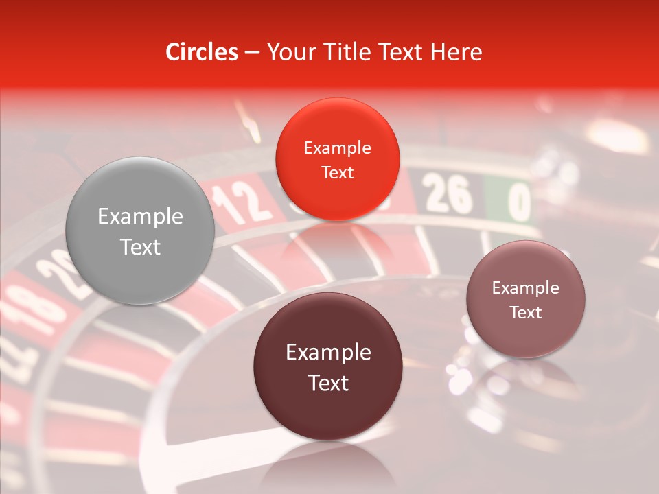 Success Spinning Vegas PowerPoint Template