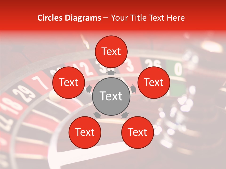 Success Spinning Vegas PowerPoint Template