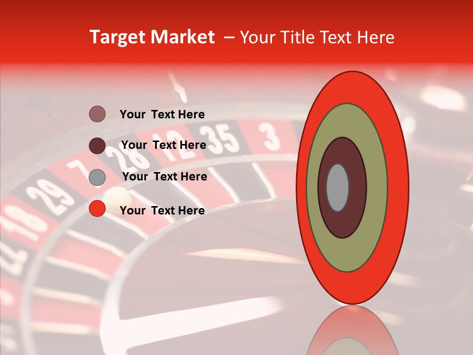 Success Spinning Vegas PowerPoint Template