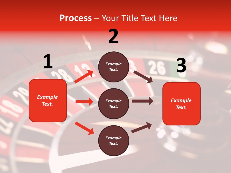 Success Spinning Vegas PowerPoint Template