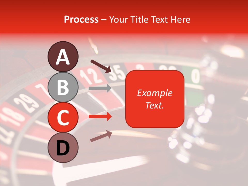 Success Spinning Vegas PowerPoint Template