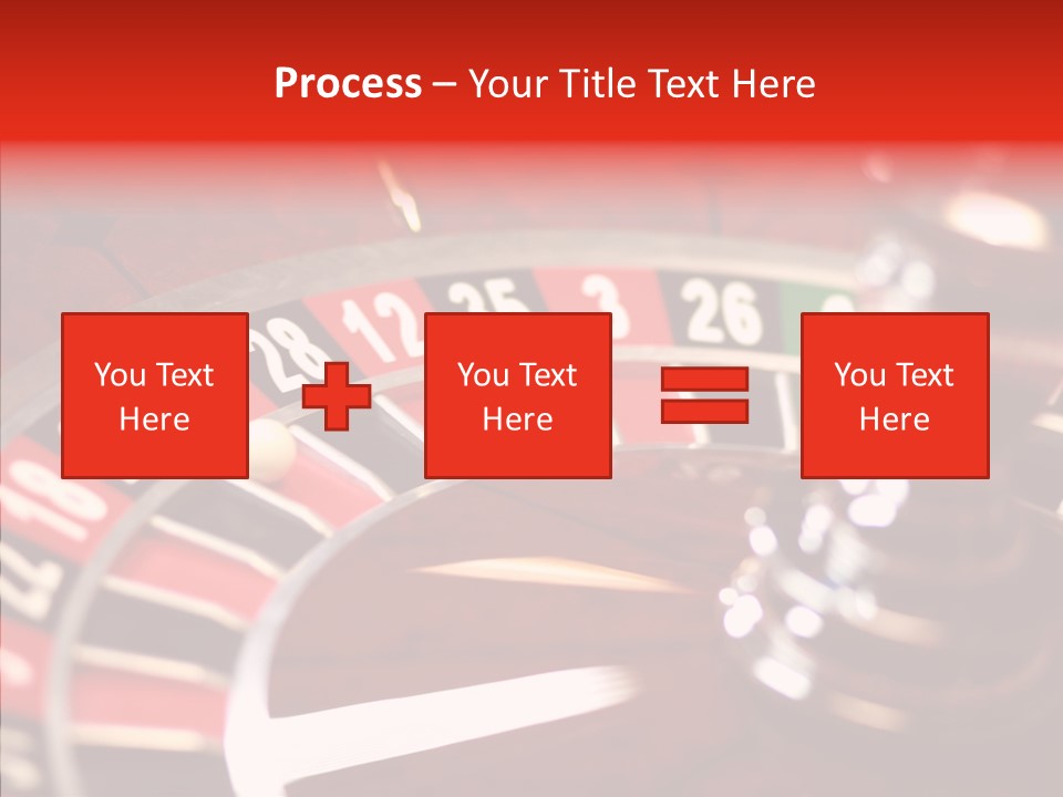 Success Spinning Vegas PowerPoint Template
