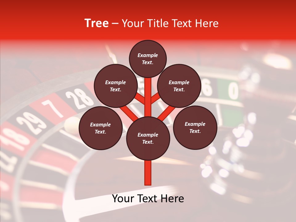 Success Spinning Vegas PowerPoint Template