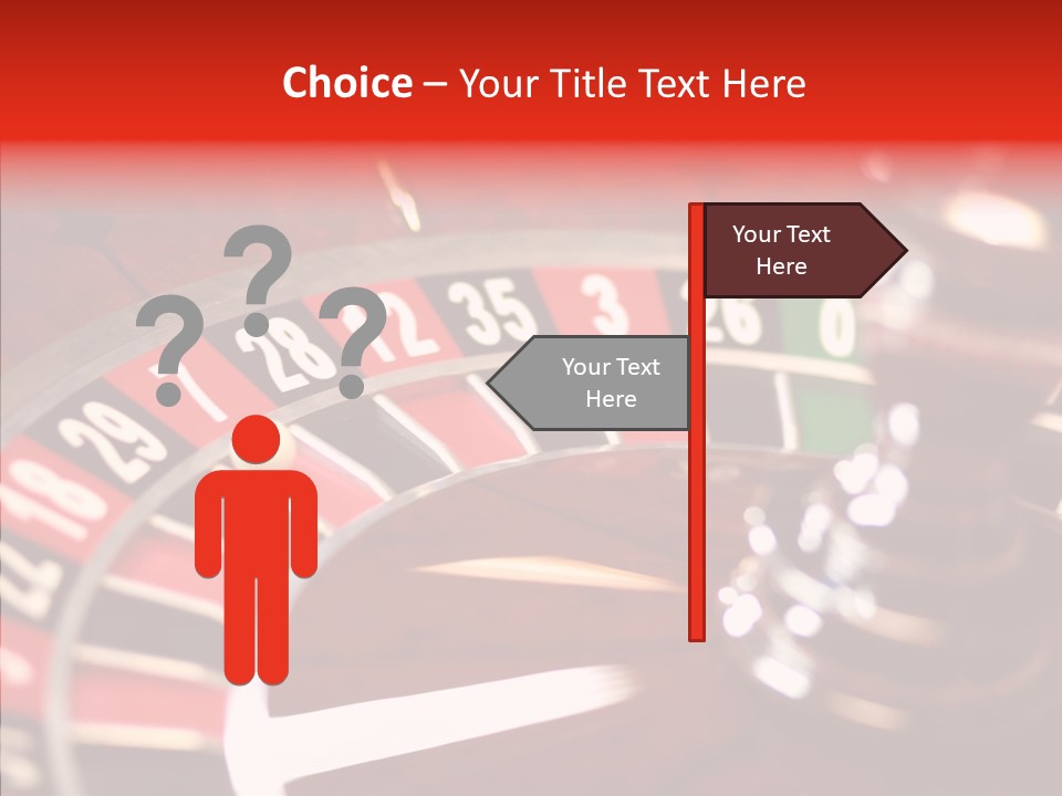 Success Spinning Vegas PowerPoint Template
