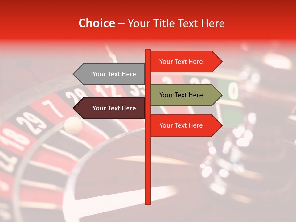 Success Spinning Vegas PowerPoint Template