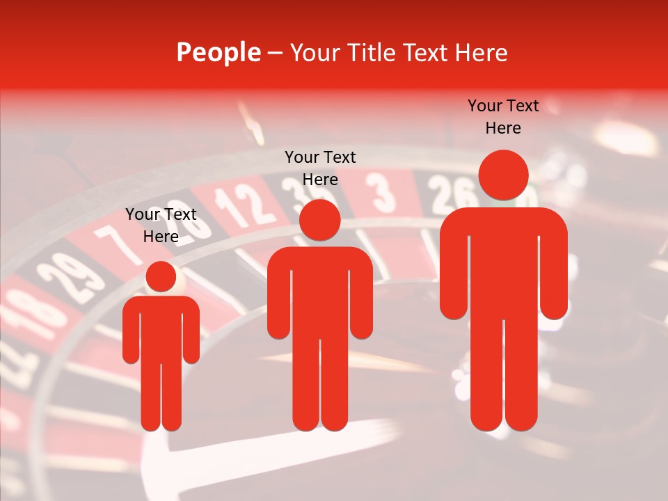 Success Spinning Vegas PowerPoint Template