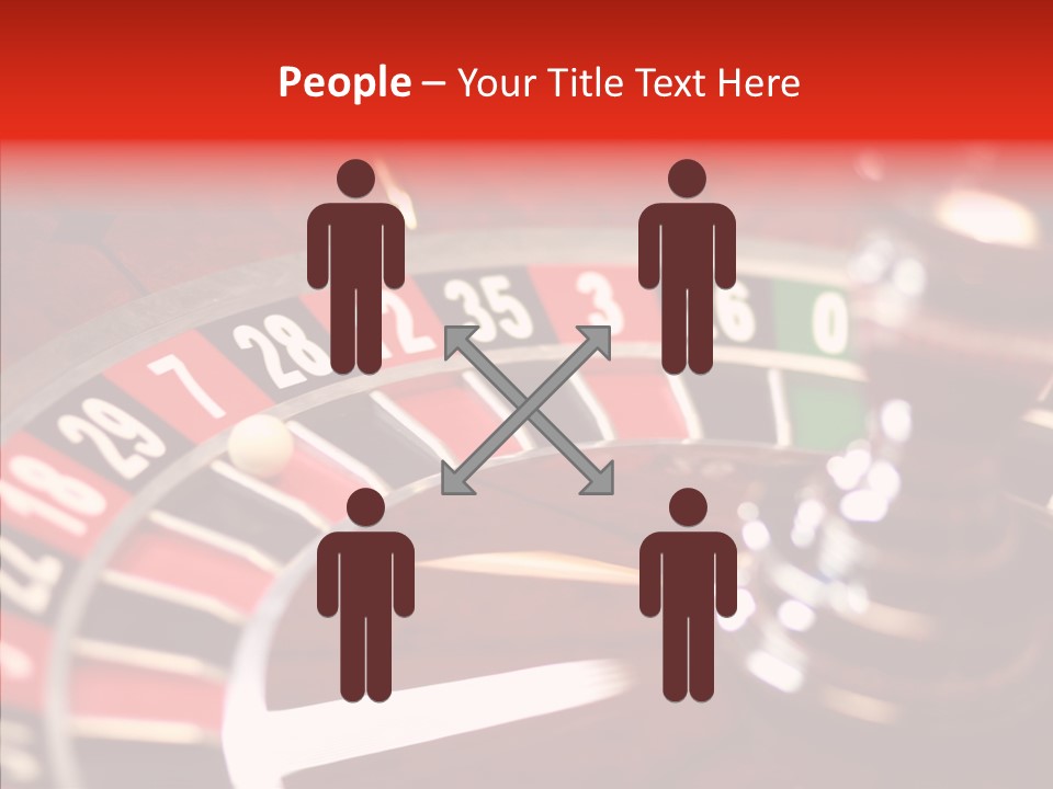 Success Spinning Vegas PowerPoint Template