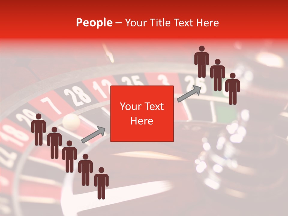 Success Spinning Vegas PowerPoint Template