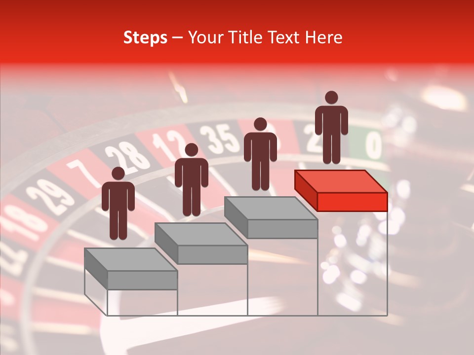 Success Spinning Vegas PowerPoint Template