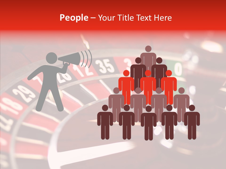 Success Spinning Vegas PowerPoint Template