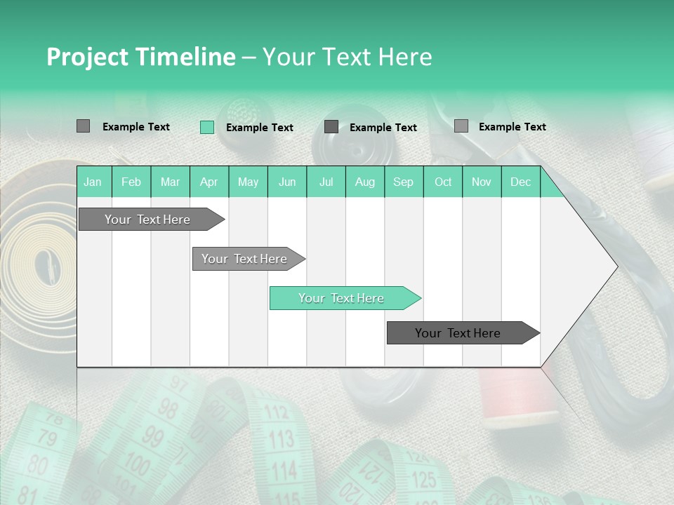 Plastic Tailor Thimble PowerPoint Template