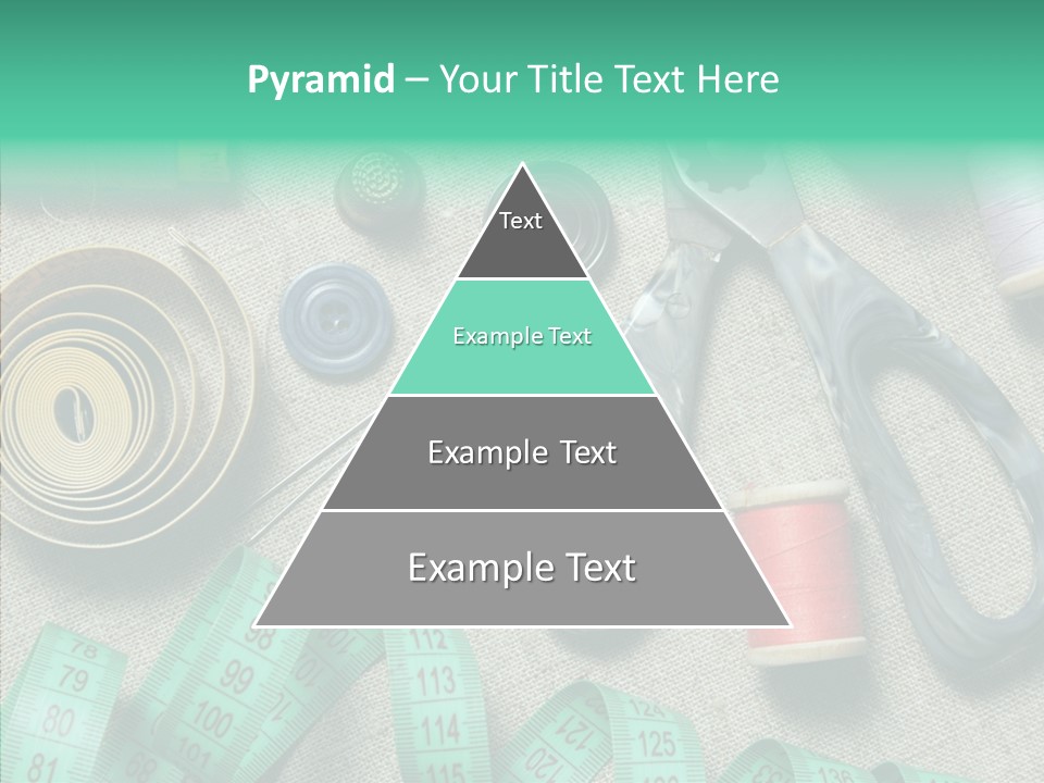 Plastic Tailor Thimble PowerPoint Template