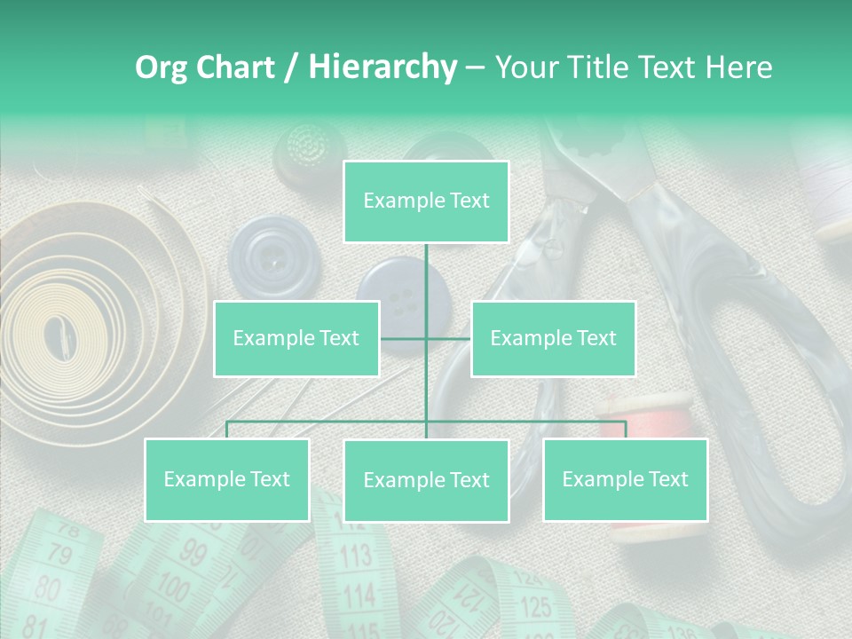 Plastic Tailor Thimble PowerPoint Template