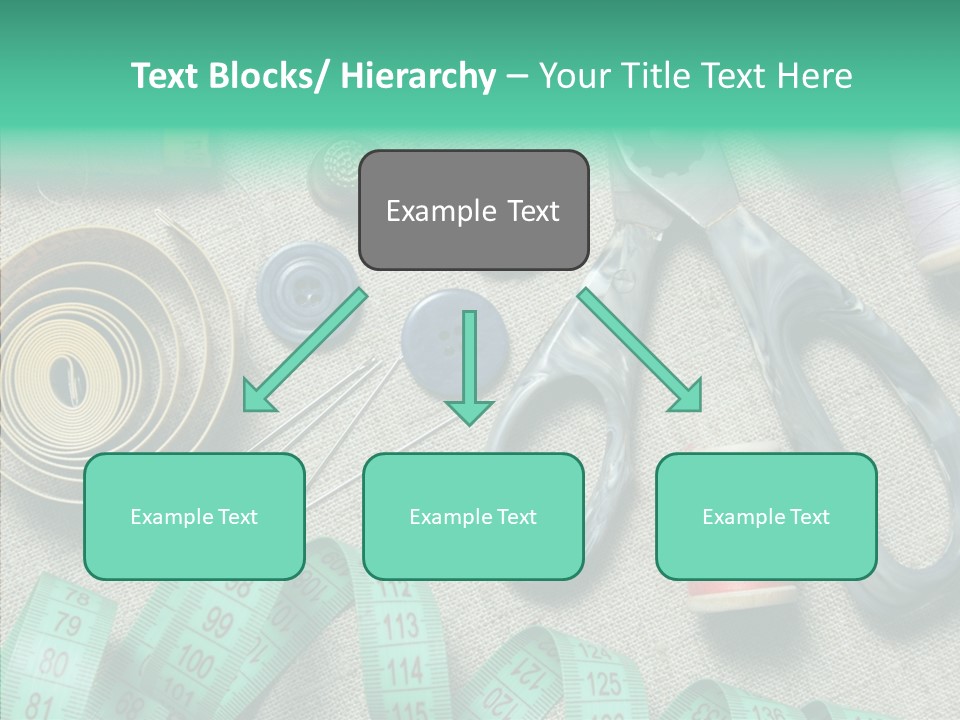 Plastic Tailor Thimble PowerPoint Template