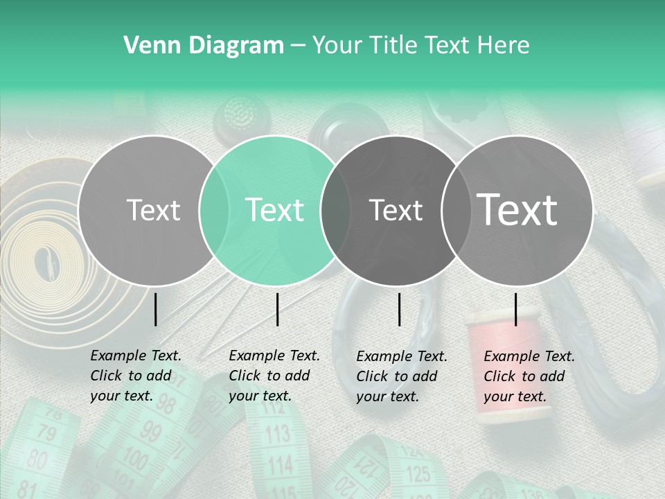 Plastic Tailor Thimble PowerPoint Template
