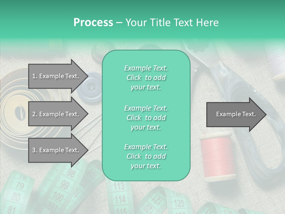 Plastic Tailor Thimble PowerPoint Template