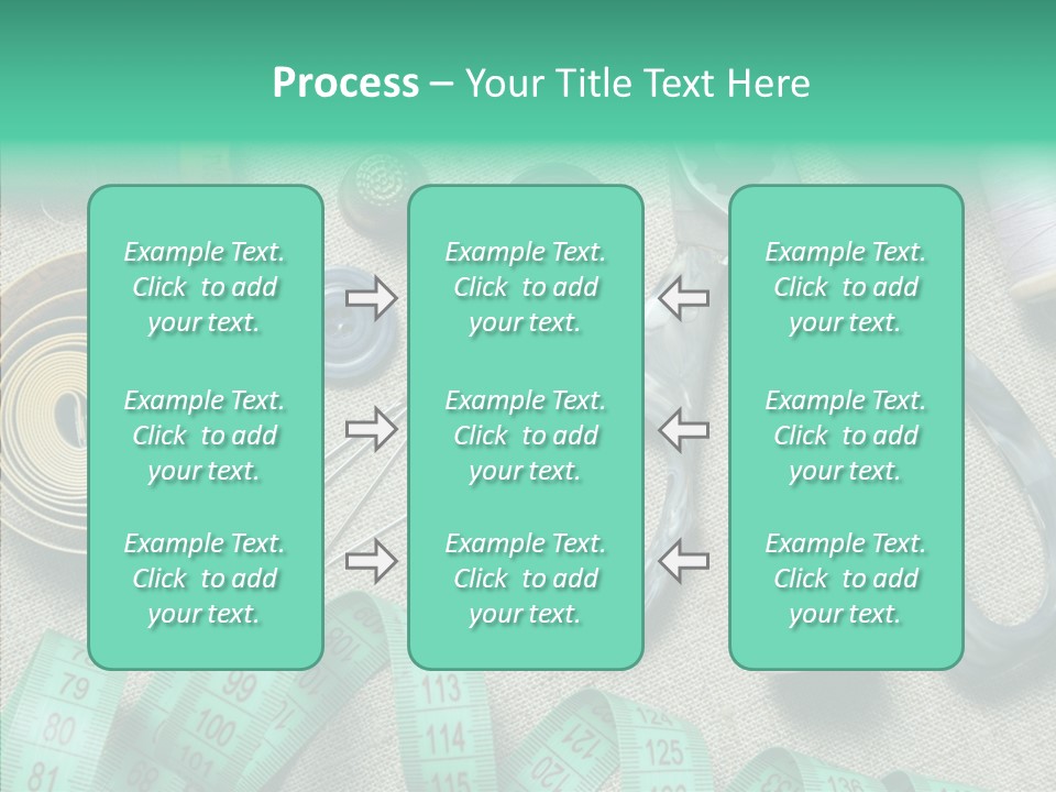 Plastic Tailor Thimble PowerPoint Template