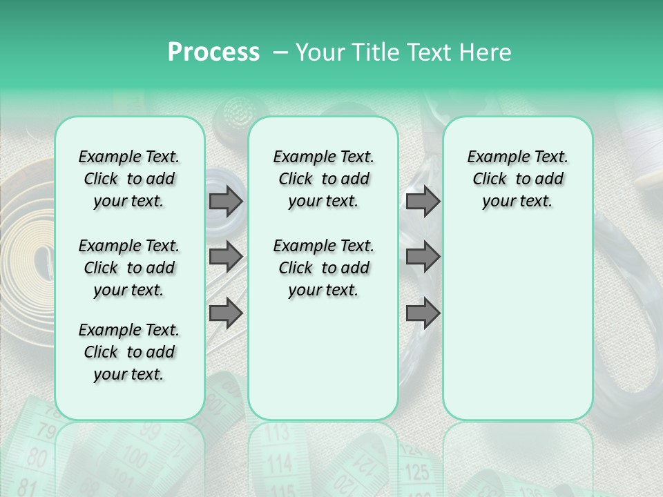Plastic Tailor Thimble PowerPoint Template