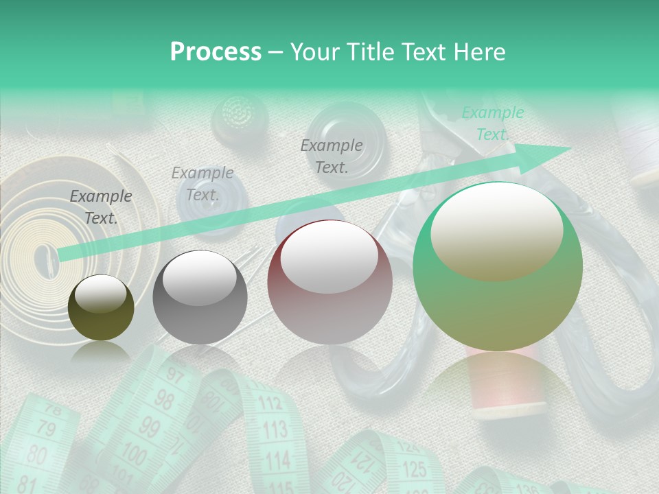 Plastic Tailor Thimble PowerPoint Template