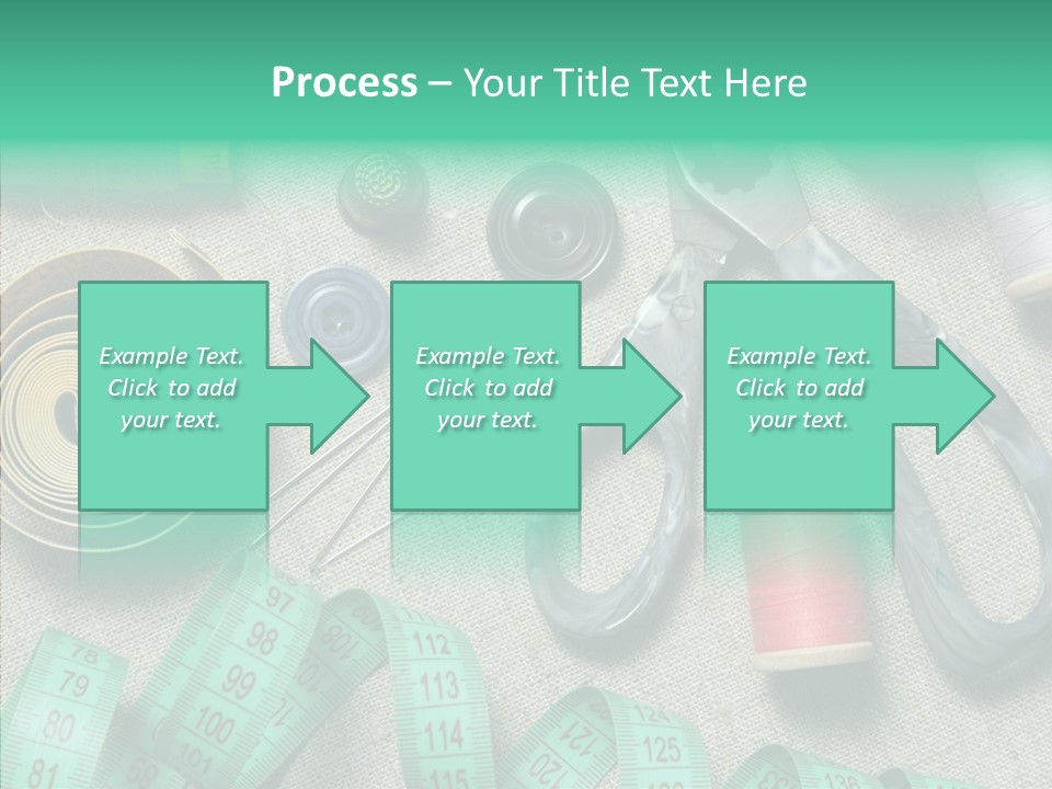 Plastic Tailor Thimble PowerPoint Template