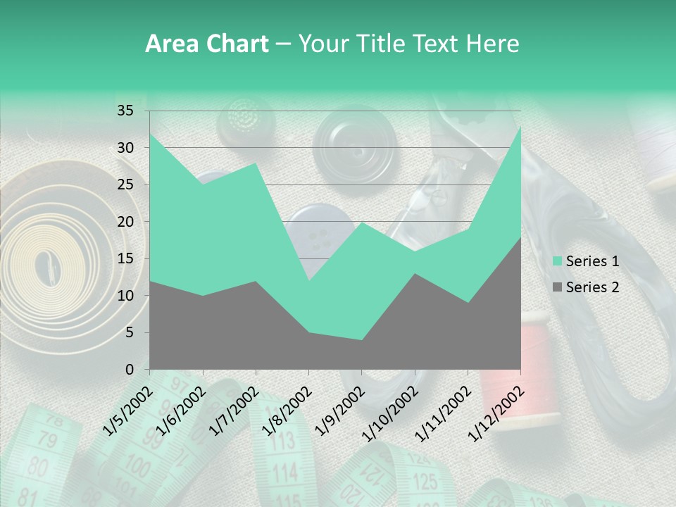 Plastic Tailor Thimble PowerPoint Template