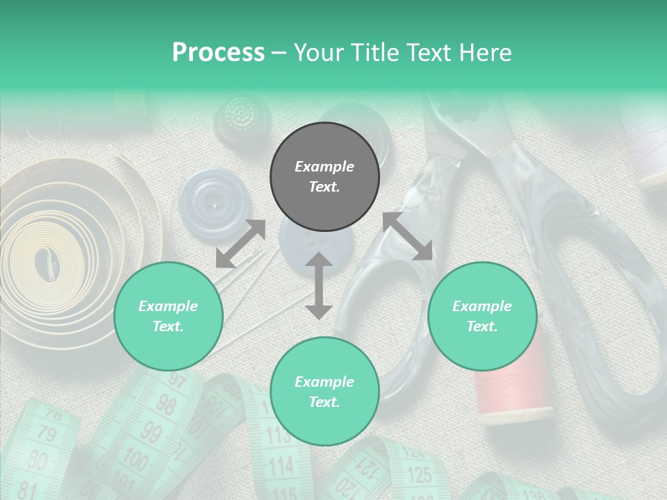 Plastic Tailor Thimble PowerPoint Template