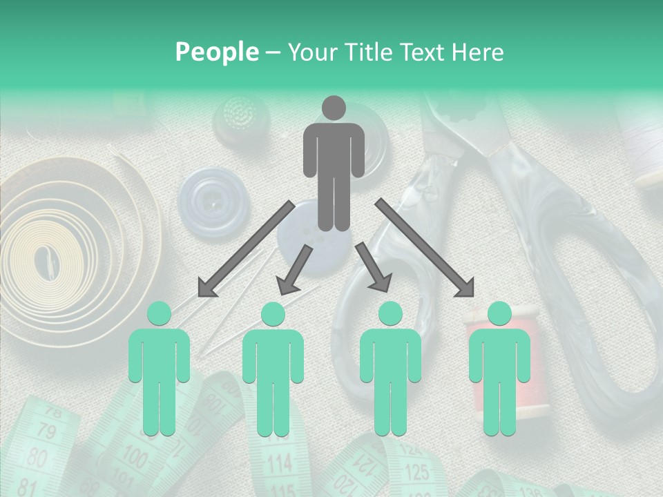 Plastic Tailor Thimble PowerPoint Template