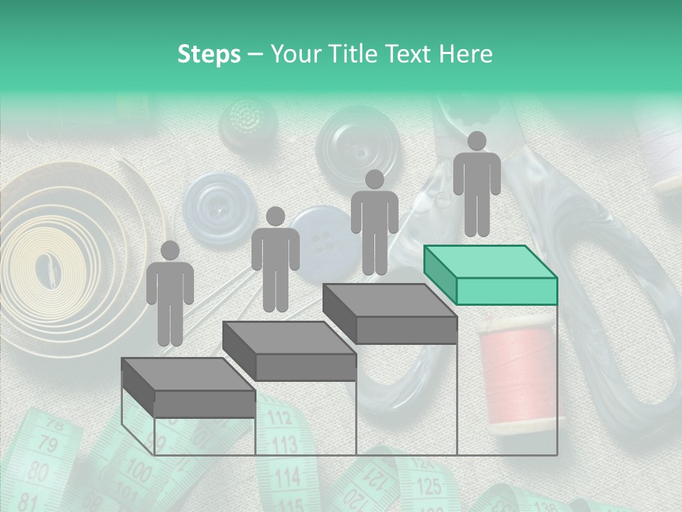 Plastic Tailor Thimble PowerPoint Template