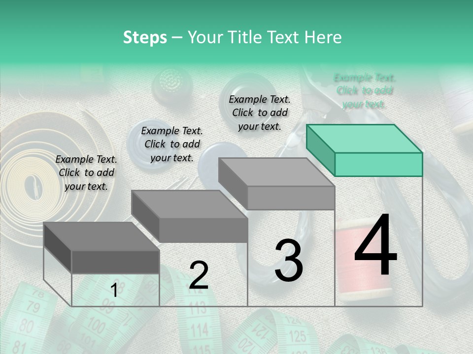 Plastic Tailor Thimble PowerPoint Template