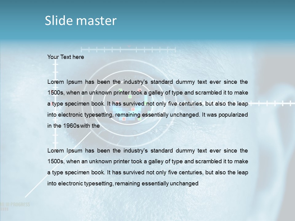Sight Data Lines PowerPoint Template