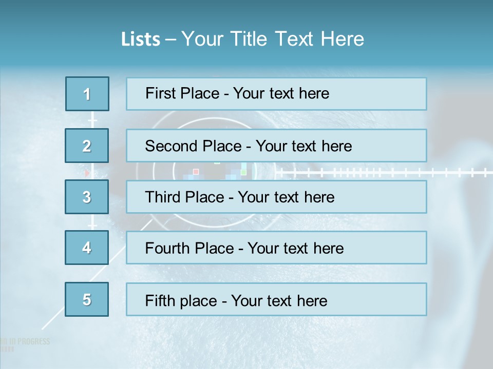 Sight Data Lines PowerPoint Template