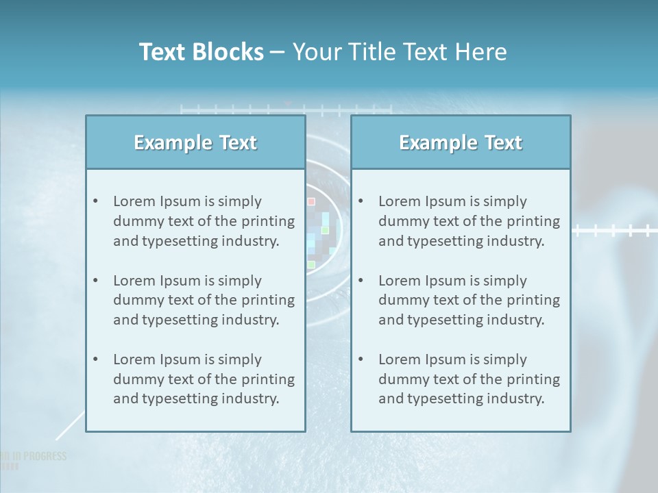 Sight Data Lines PowerPoint Template