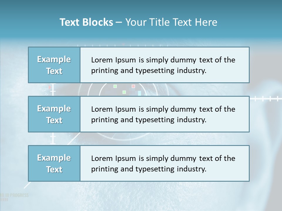 Sight Data Lines PowerPoint Template
