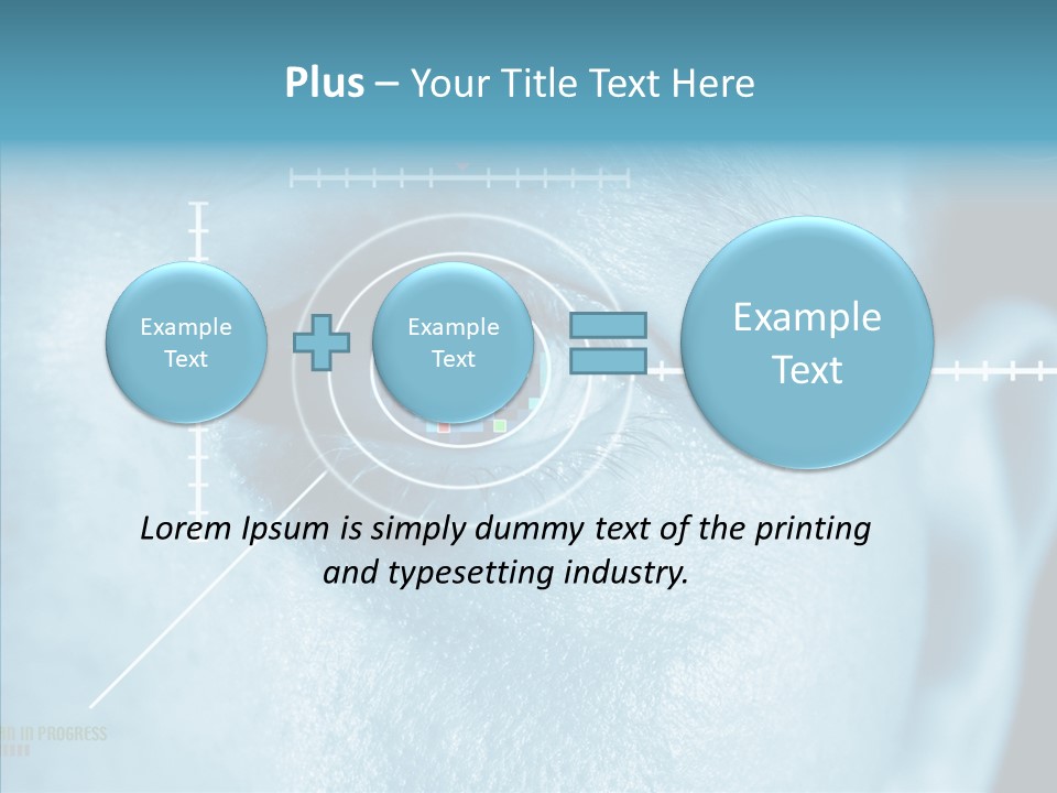 Sight Data Lines PowerPoint Template