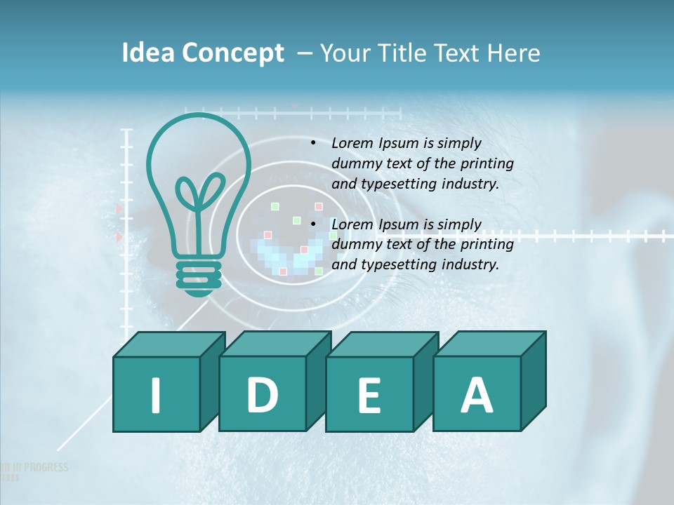 Sight Data Lines PowerPoint Template