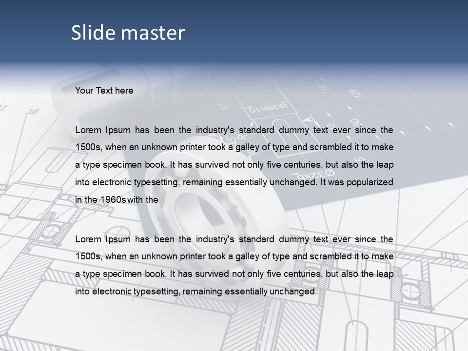 Cogs Technology Metallic PowerPoint Template