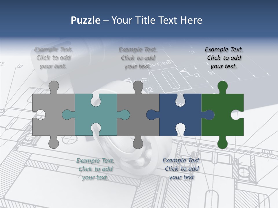 Cogs Technology Metallic PowerPoint Template