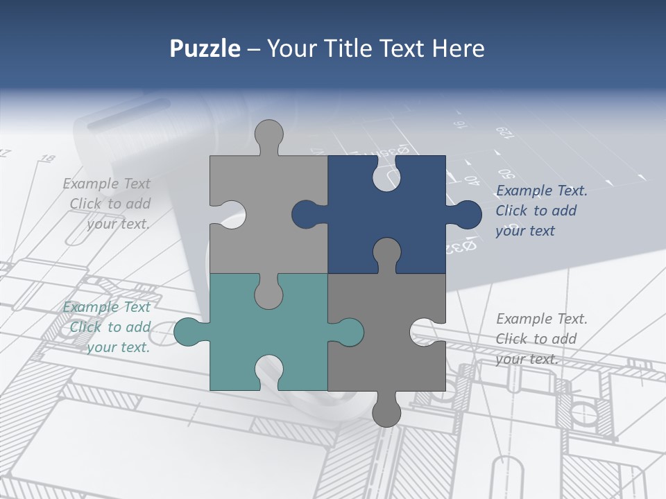 Cogs Technology Metallic PowerPoint Template