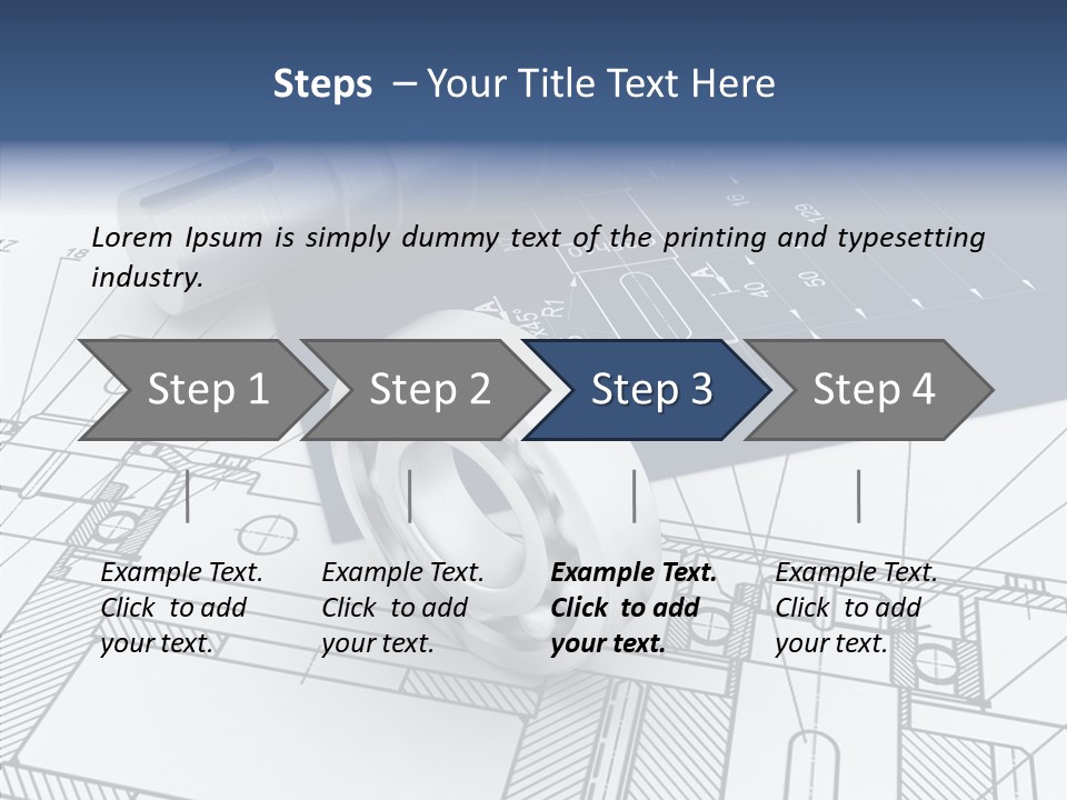 Cogs Technology Metallic PowerPoint Template