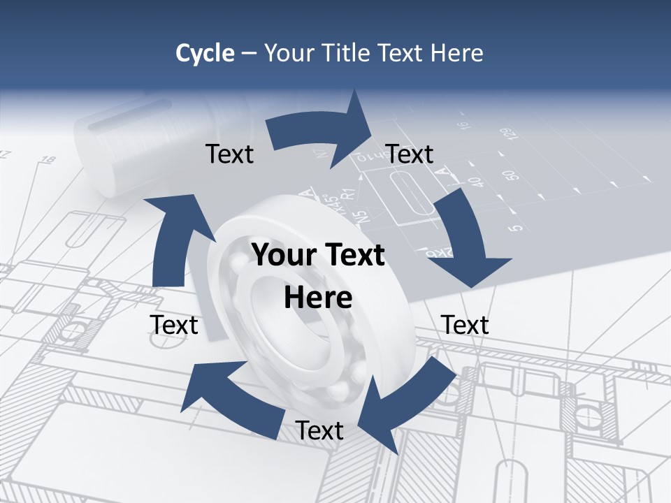 Cogs Technology Metallic PowerPoint Template
