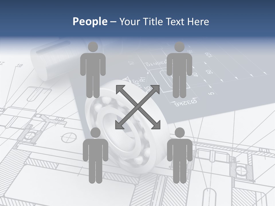 Cogs Technology Metallic PowerPoint Template